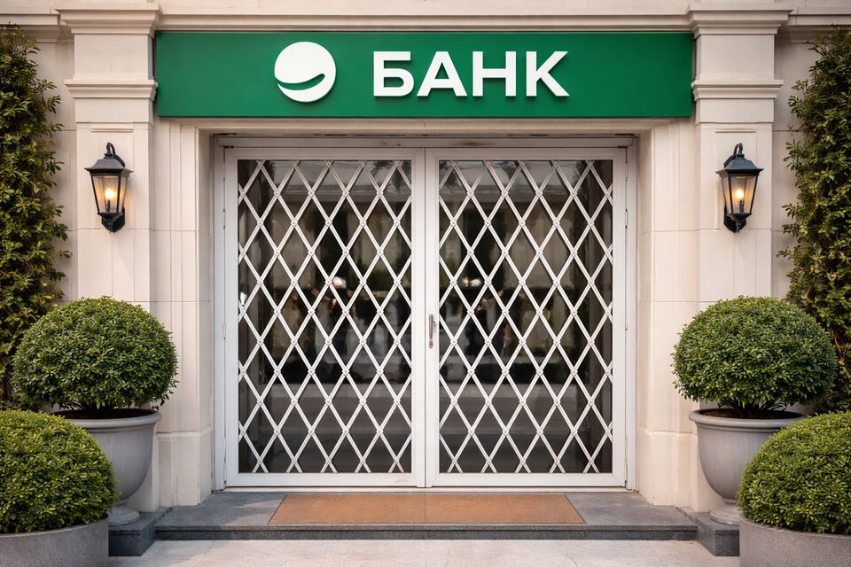 Банковское отделение с защищённой входной группой